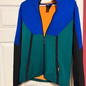 Colorblock  Kids Zip Up Hoodie Jacket